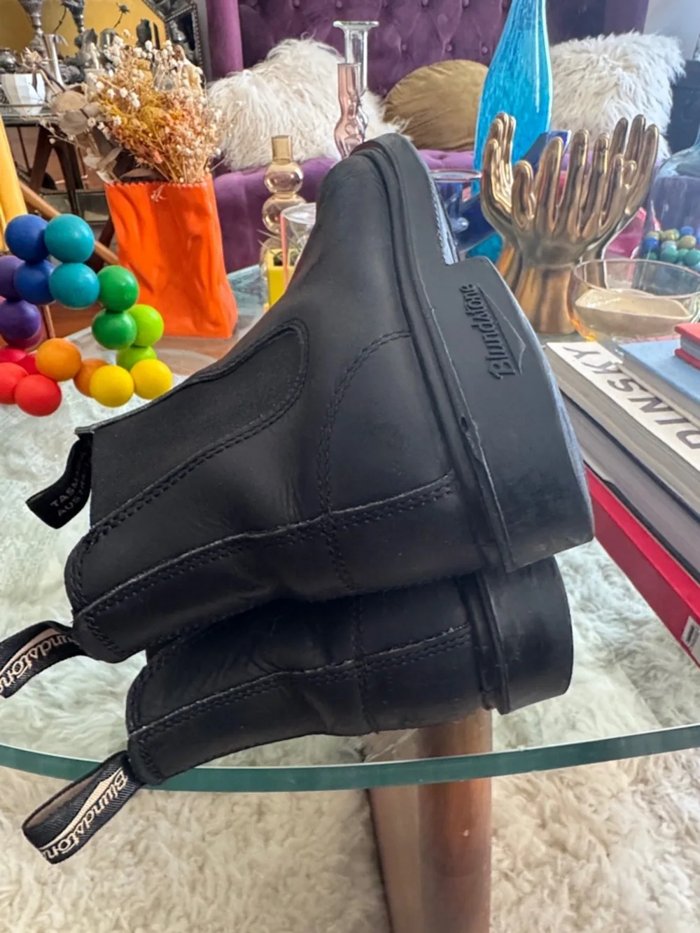 Blundstone Black Leather Chukka Boots